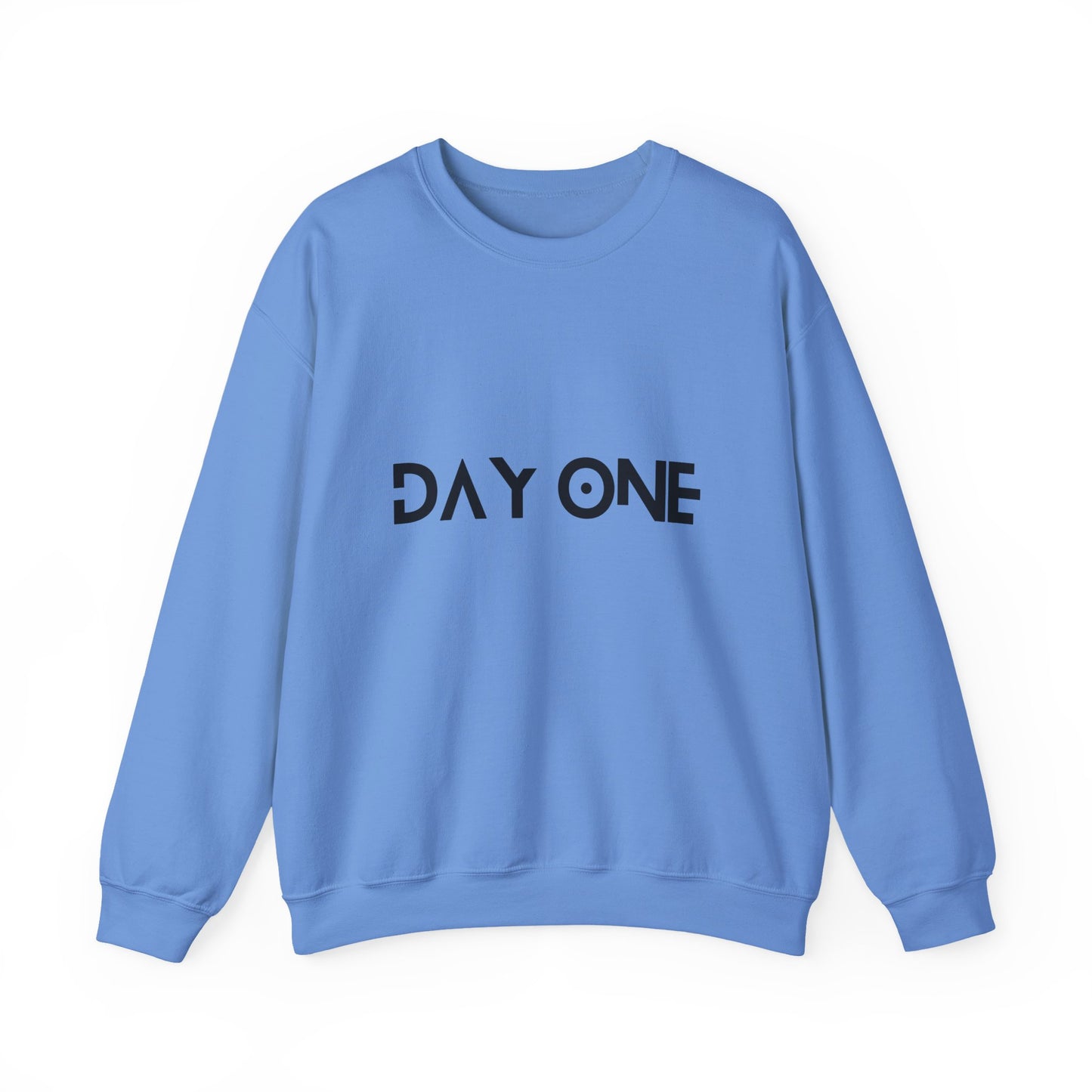 DAY ONE - black text - Crewneck Sweatshirt