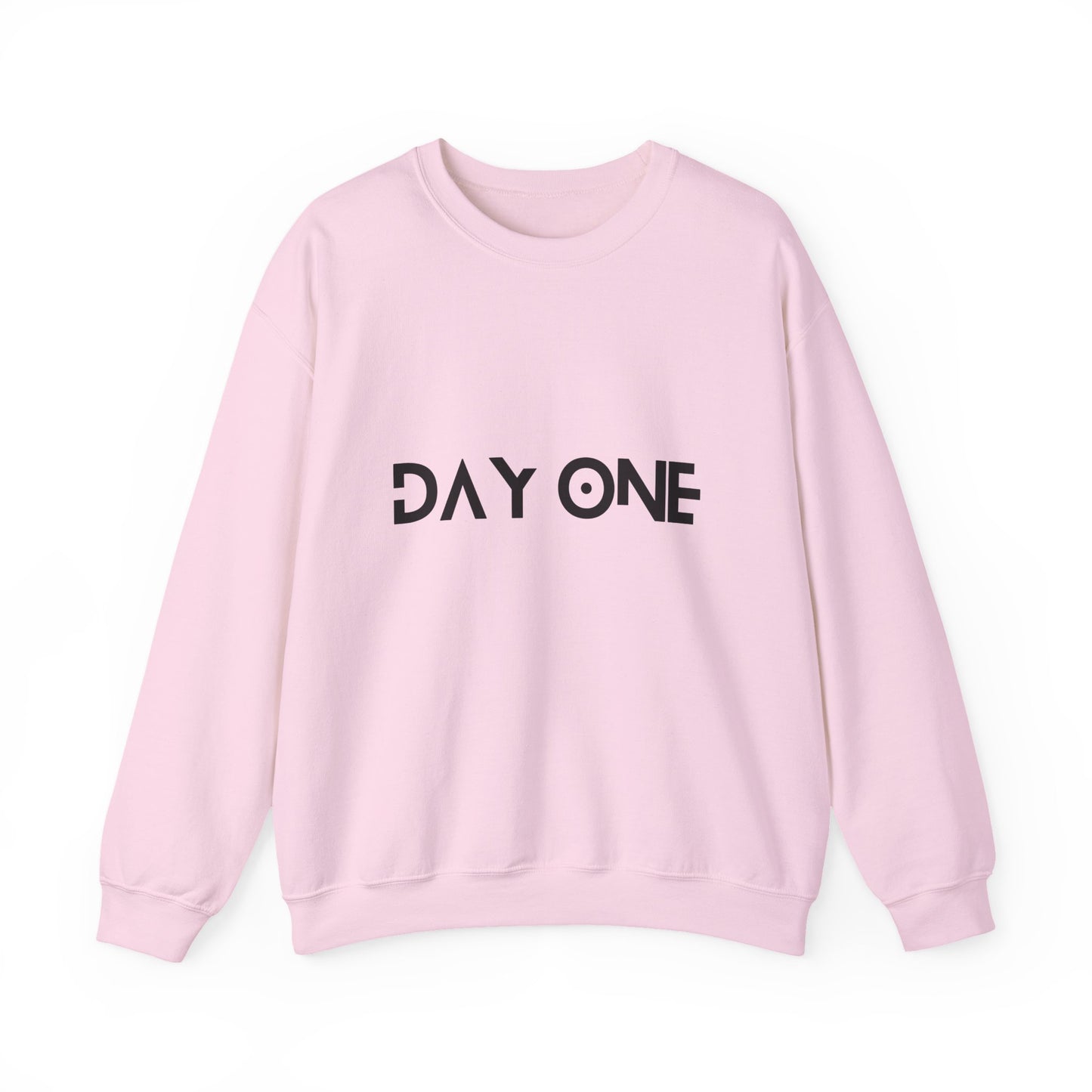 DAY ONE - black text - Crewneck Sweatshirt