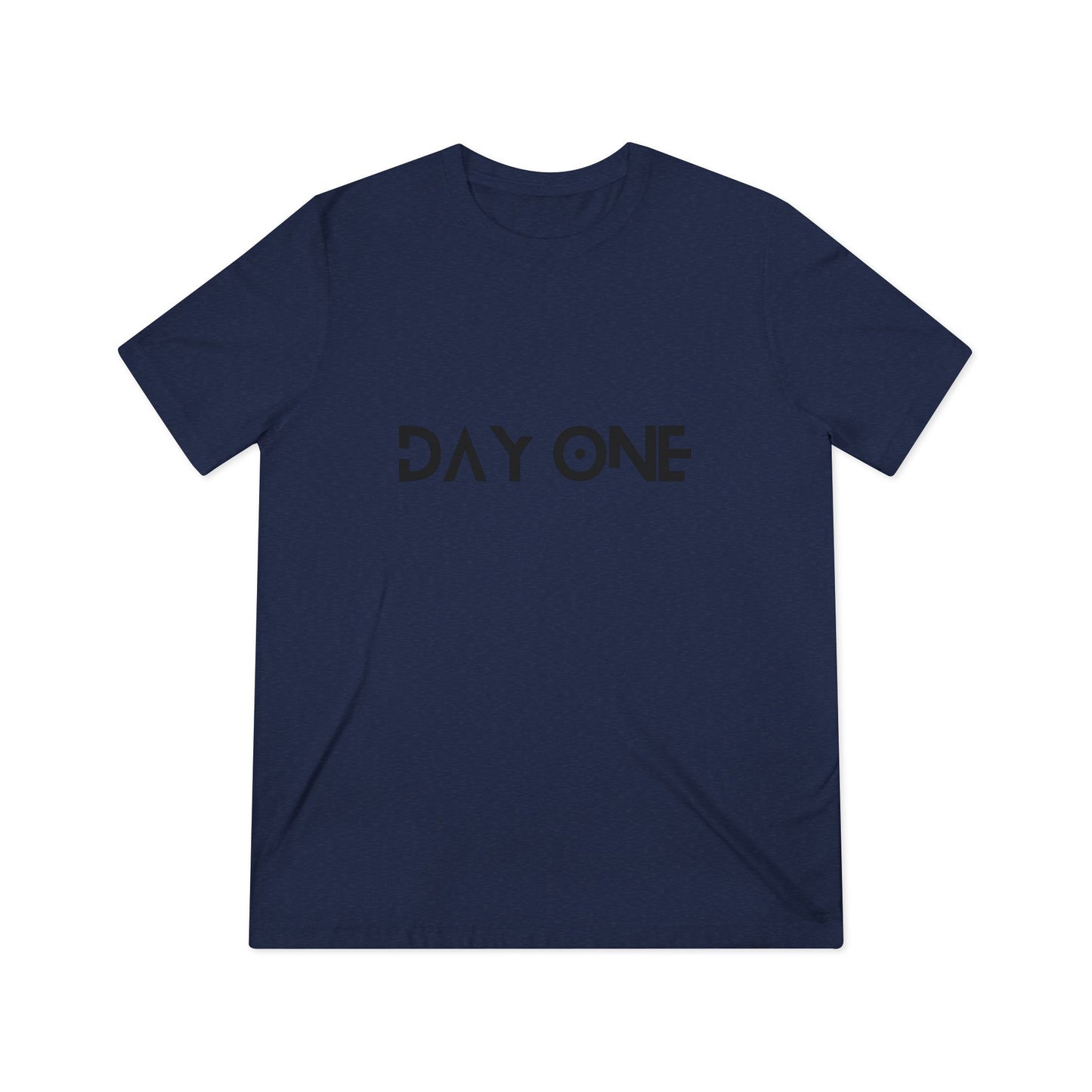 DAY ONE - black text - Triblend Tee