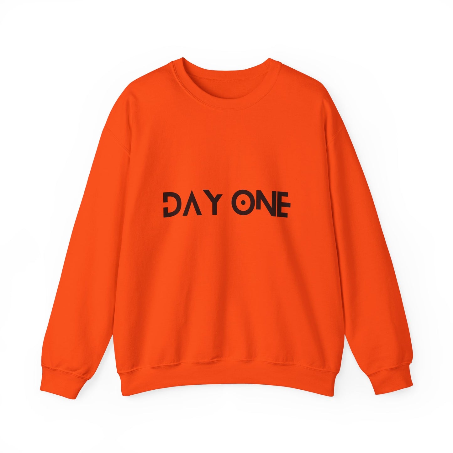 DAY ONE - black text - Crewneck Sweatshirt