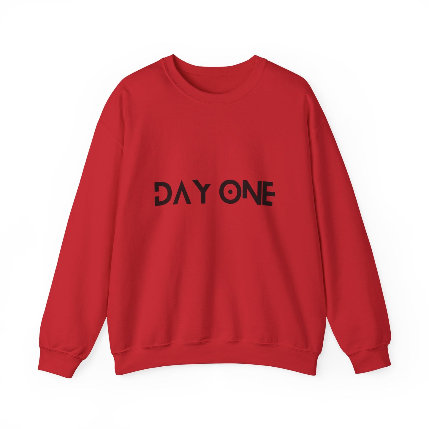 DAY ONE - black text - Crewneck Sweatshirt
