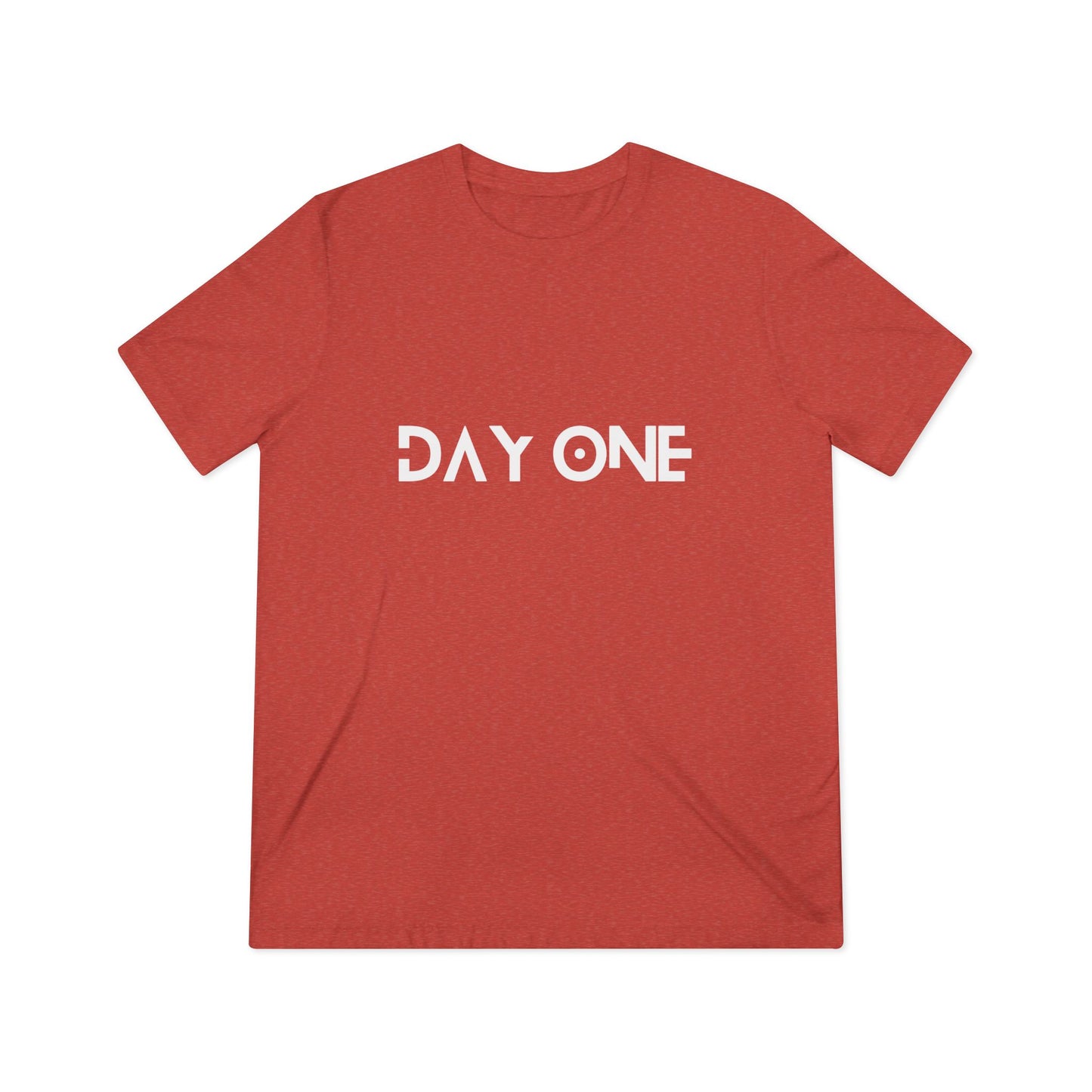 DAY ONE - white text - Triblend Tee
