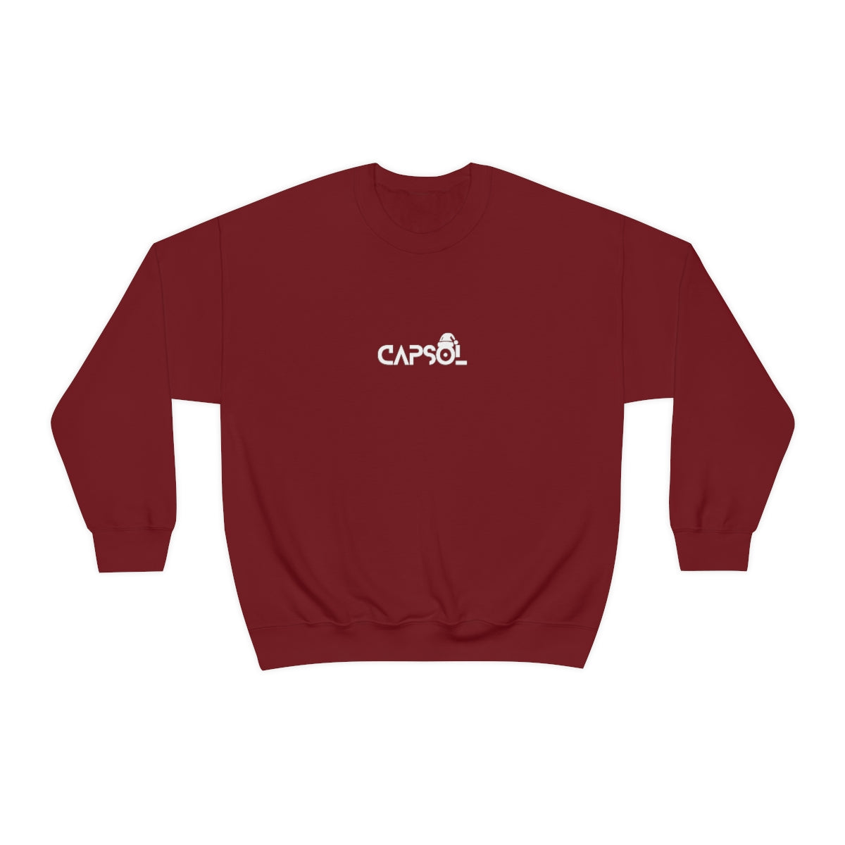 CapSol (front) - white text - XMAS - Unisex Heavy Blend™ Crewneck Sweatshirt