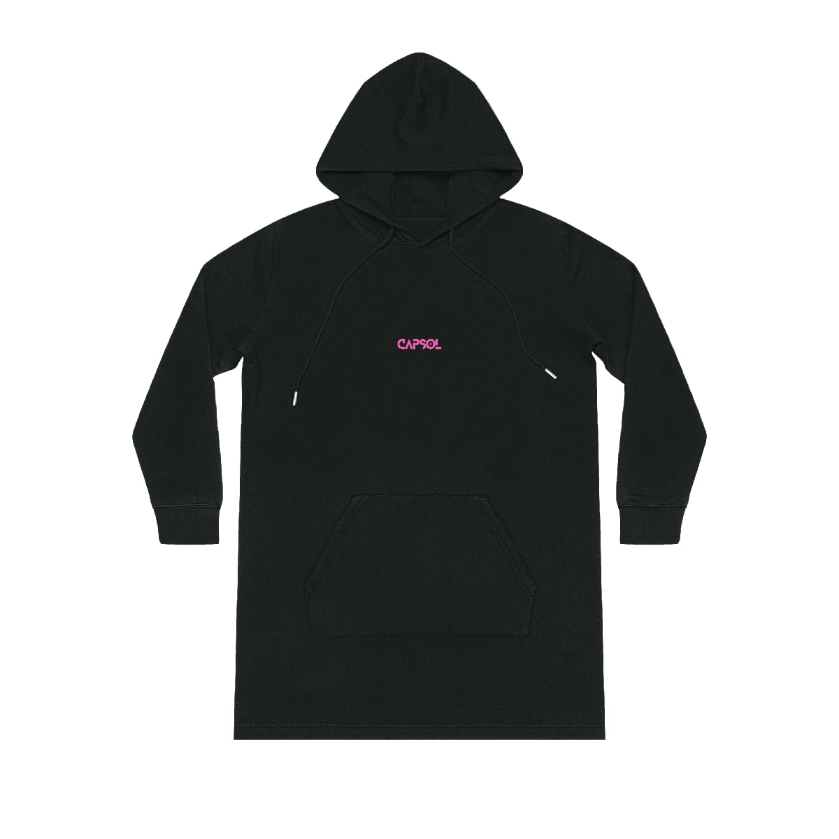 CapSol (front) - pink/b text - Streeter Hoodie Dress