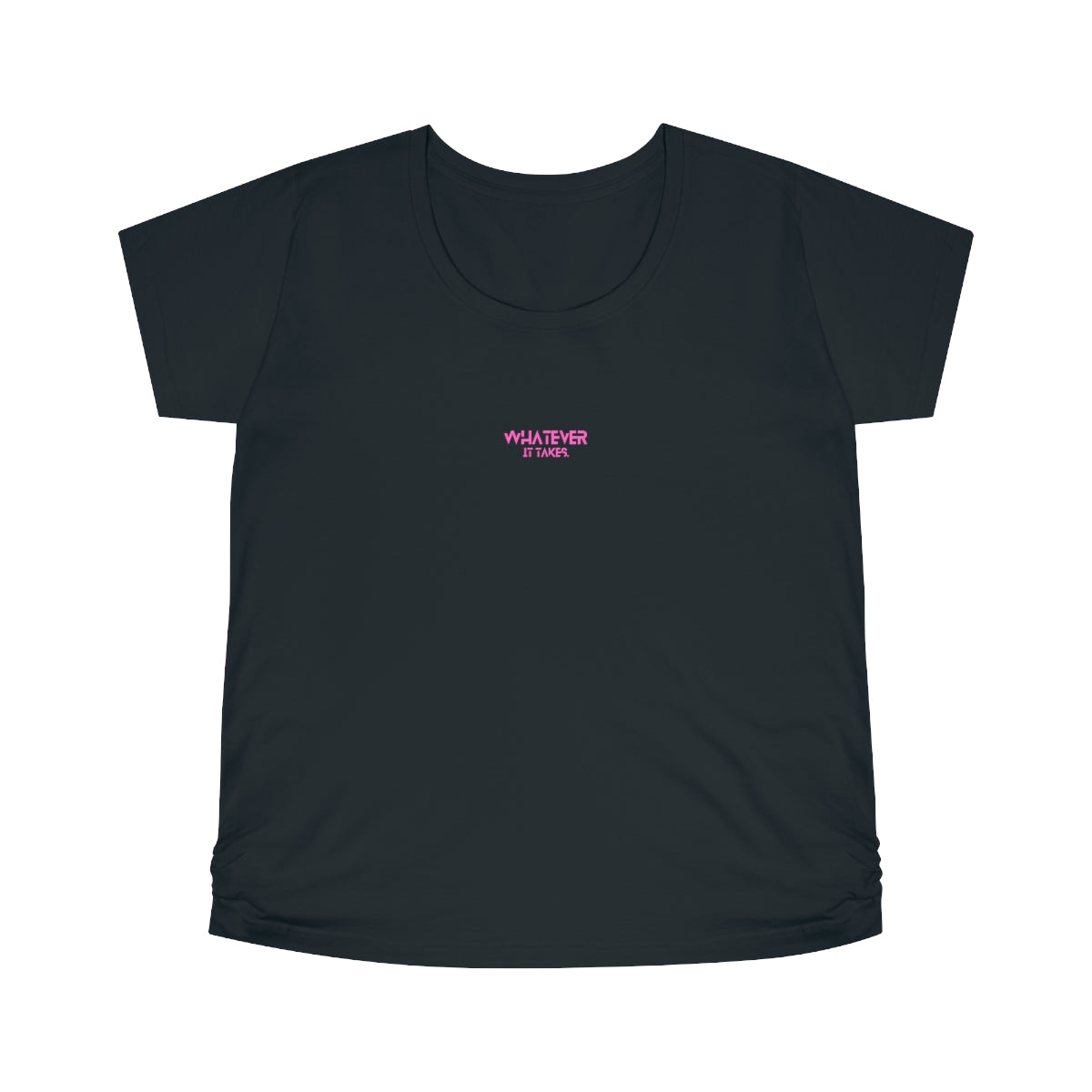 CapSol (front) - pink text - Women's Maternity Tee