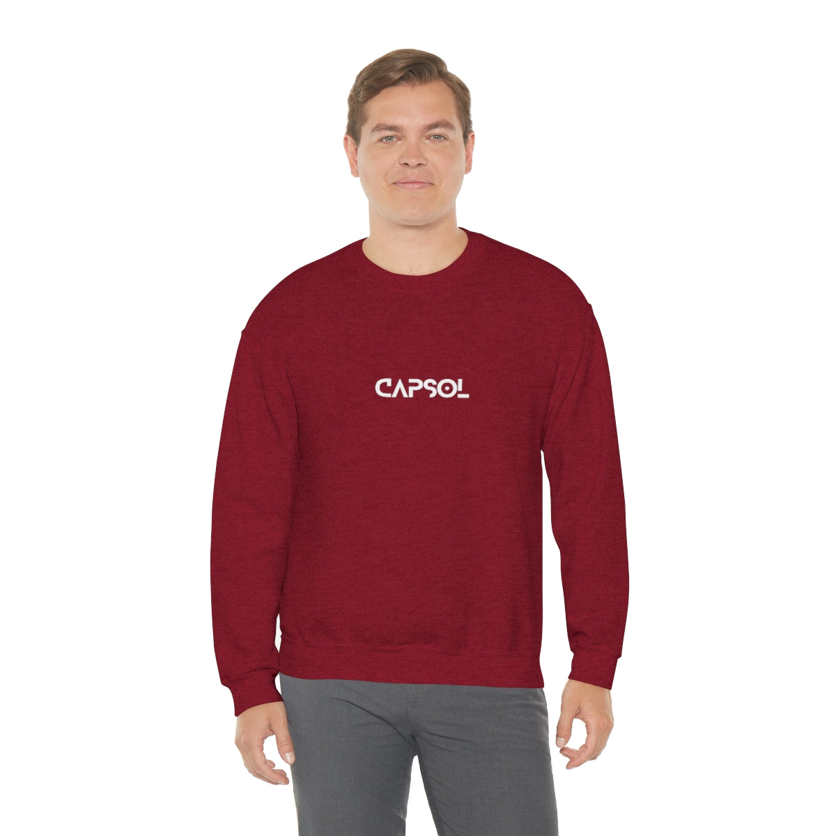 Stopwatch - white text - Crewneck Sweatshirt