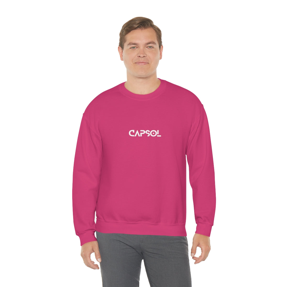 Stopwatch - white text - Crewneck Sweatshirt