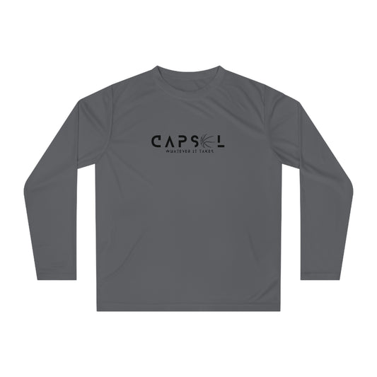 Basketball - black text - Performance Long Sleeve Shirt - basic