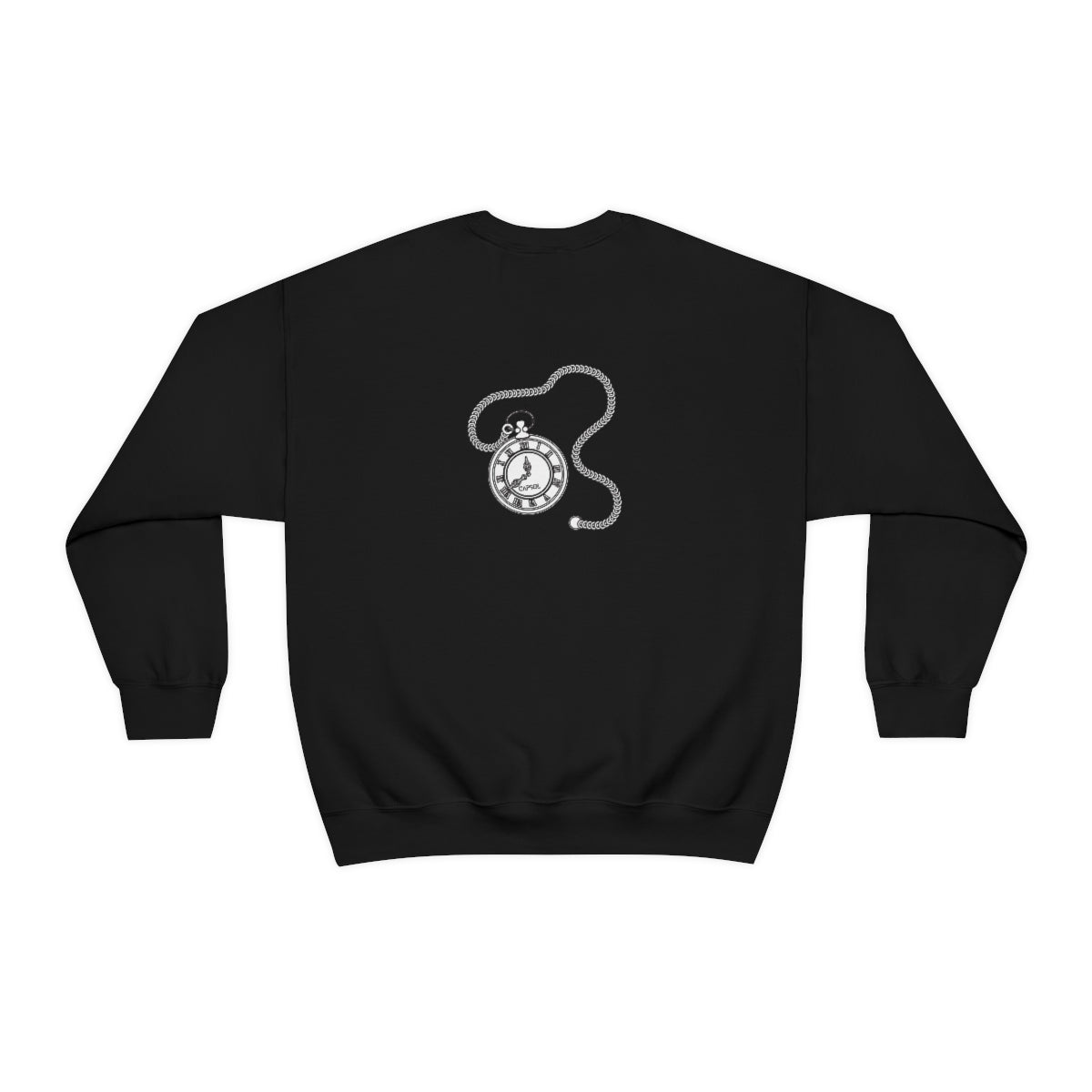 Stopwatch - white text - Crewneck Sweatshirt