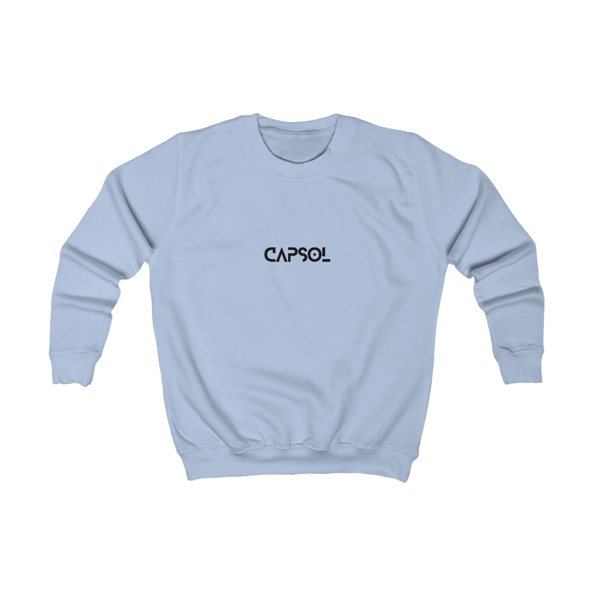 CapSol (front) - black text - Kids Sweatshirt