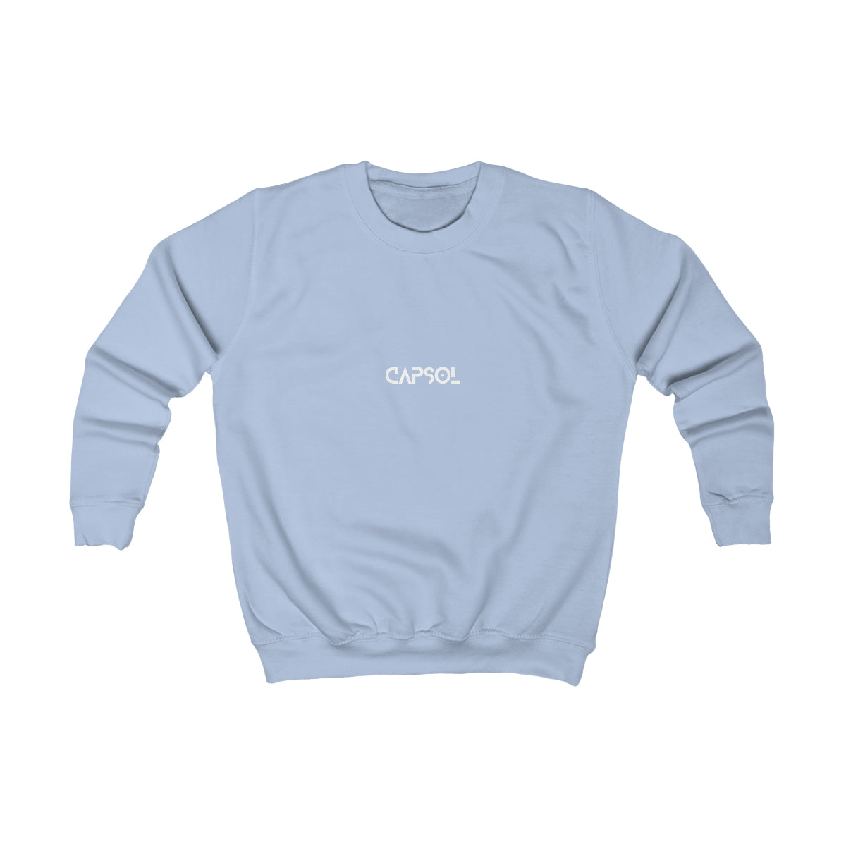 CapSol (front) - white/pink text - Kids Sweatshirt