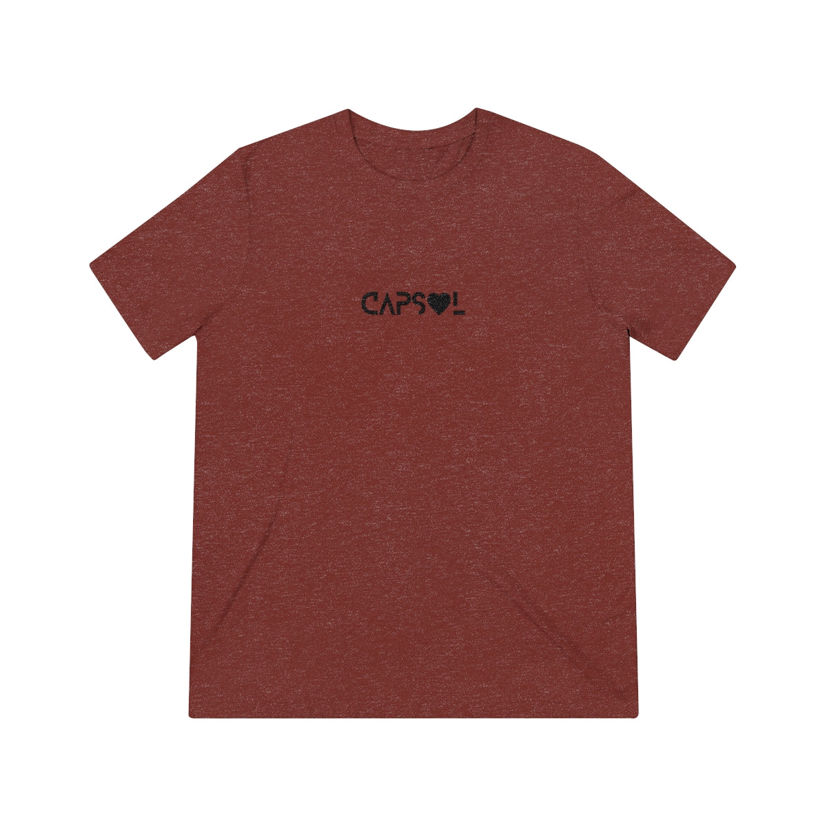 CapSol (front) - black text - VDAY - Unisex Triblend Tee