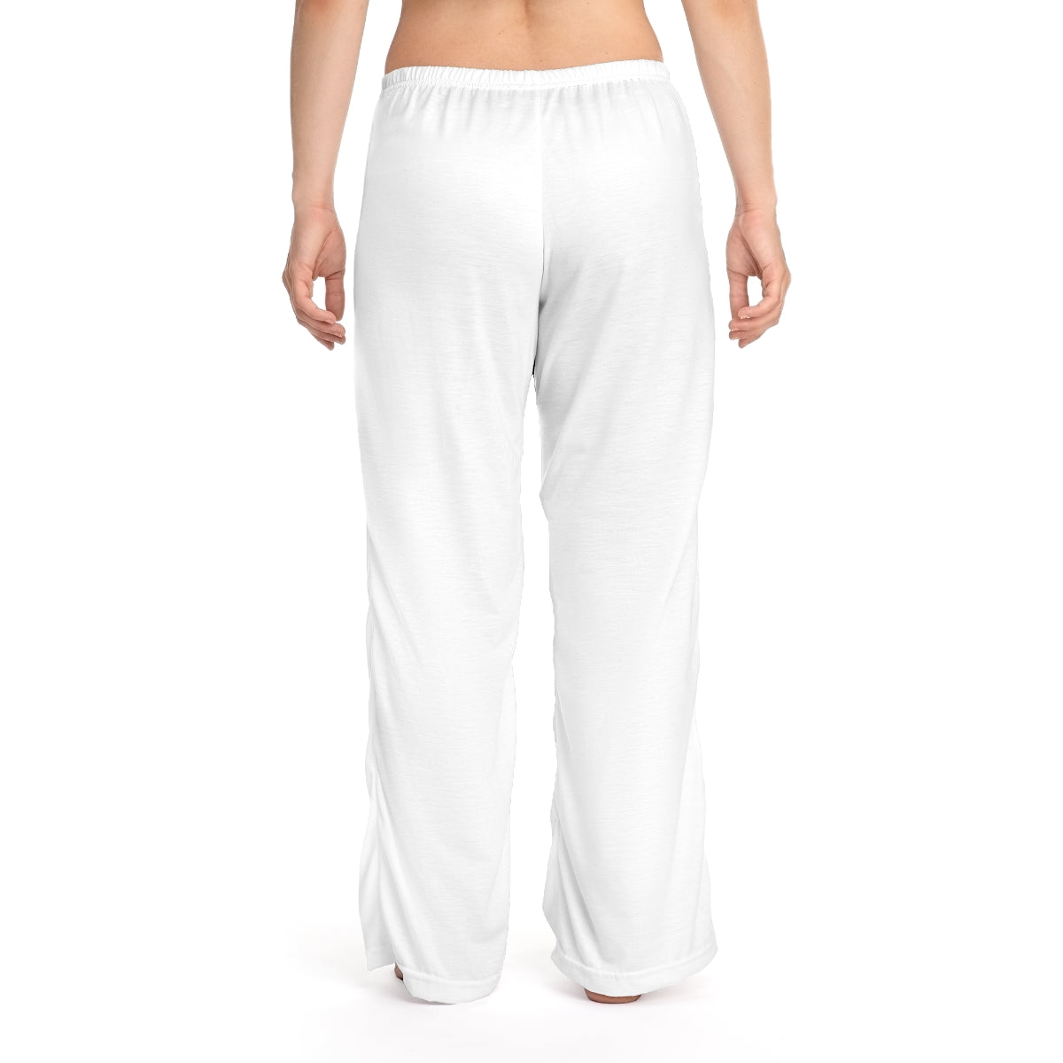 CapSol (front left) - pink text - Women's Pajama Pants (AOP)