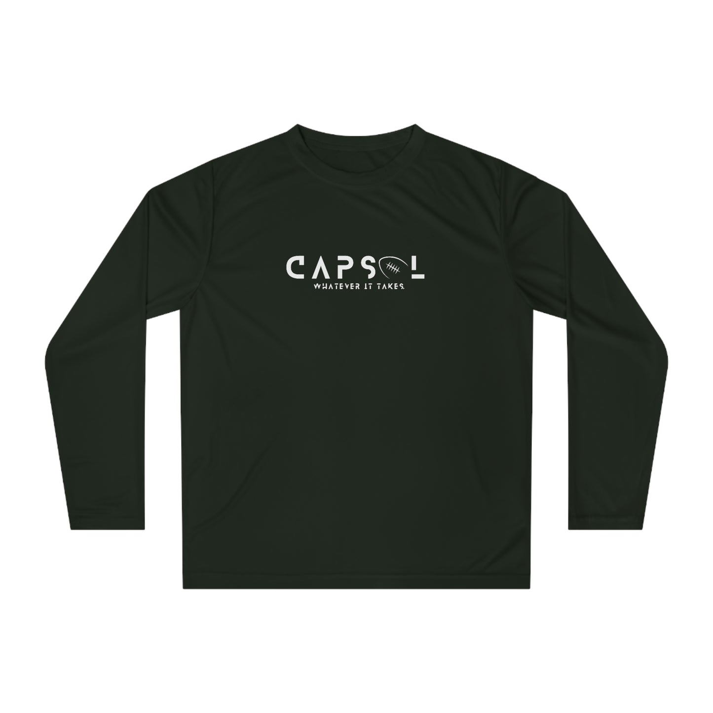 Football - black text - Performance Long Sleeve Shirt - basic