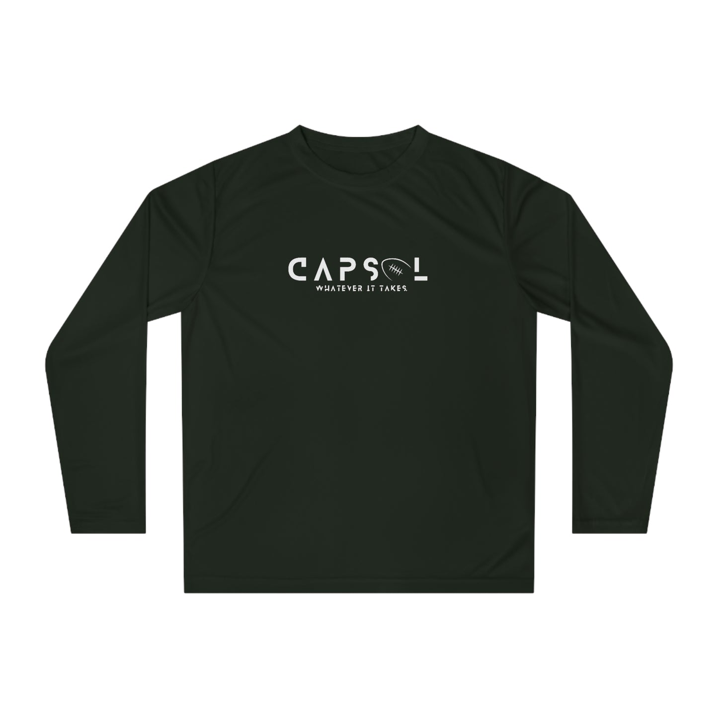 Football - white text - Performance Long Sleeve Shirt - basic