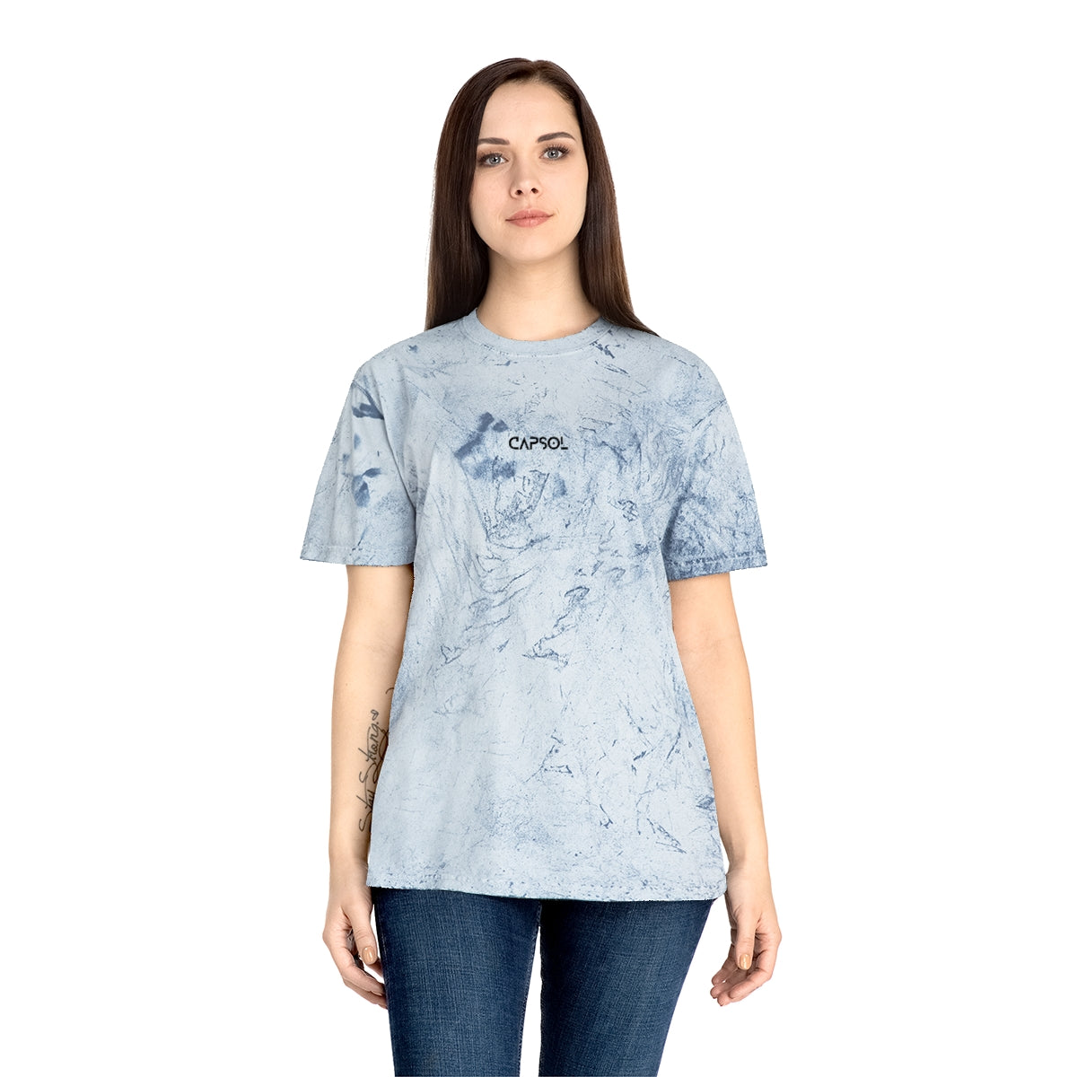 CapSol (front) - black text - Unisex Color Blast T-Shirt
