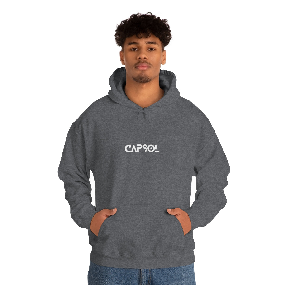 Stopwatch - white text - Hooded Sweatshirt