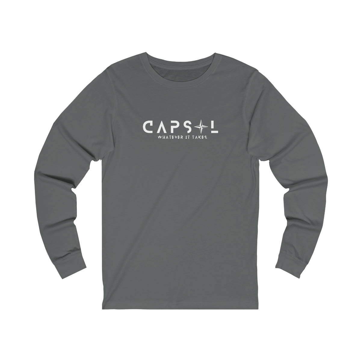 Star - white text - Jersey Long Sleeve Tee