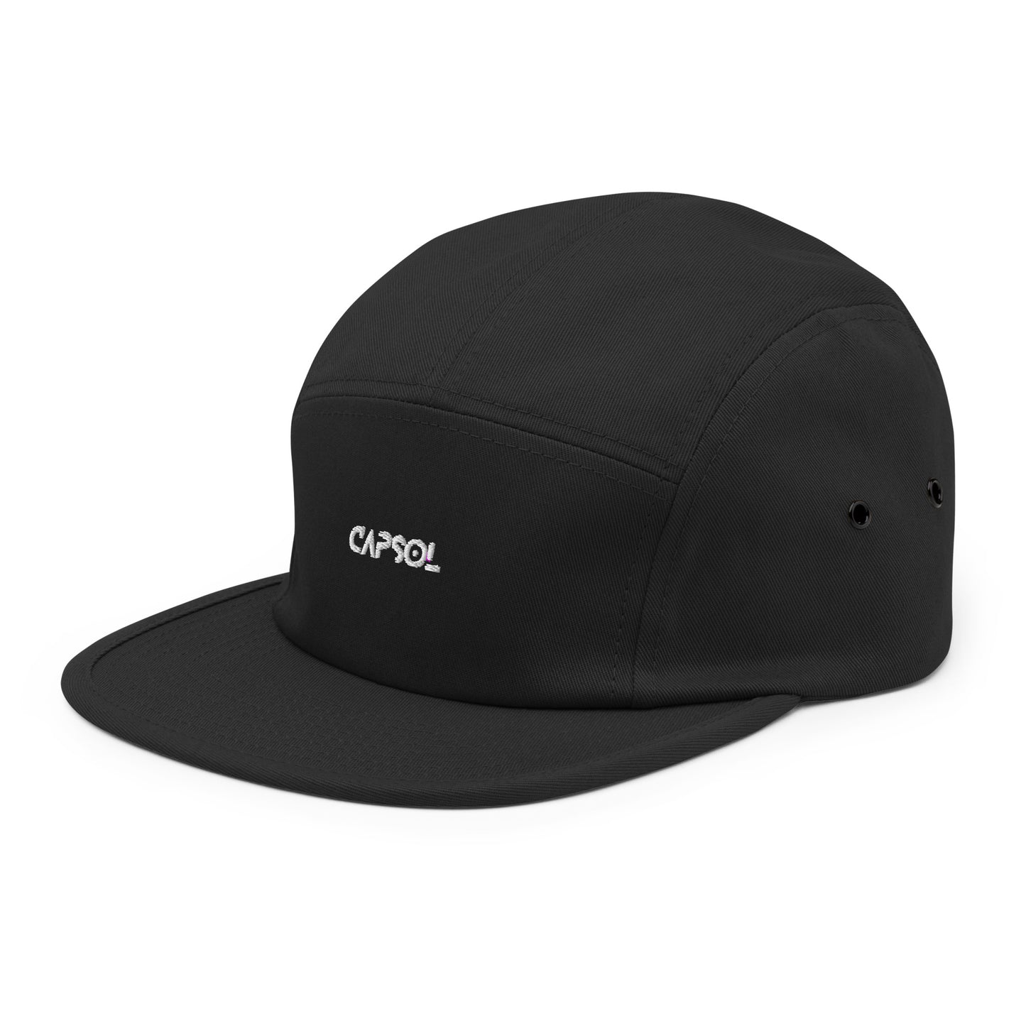 CapSol - white thread - Five Panel Cap