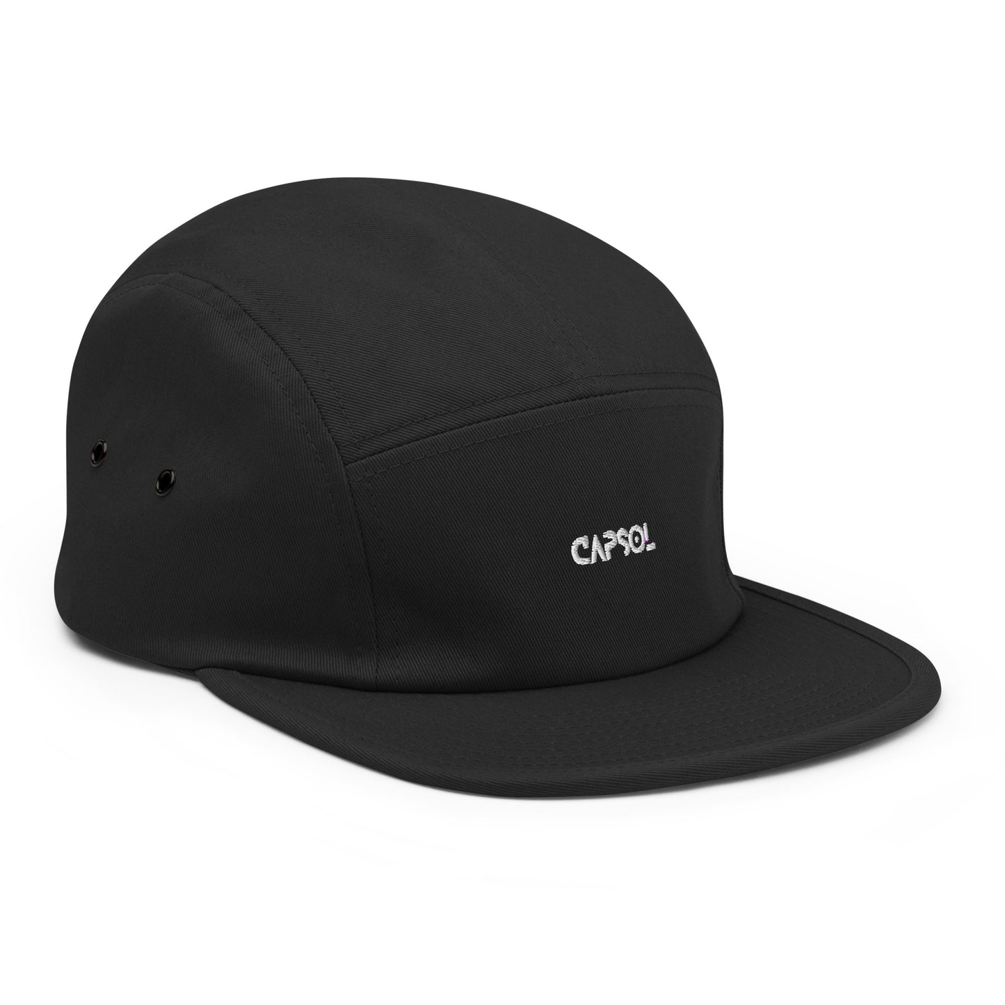 CapSol - white thread - Five Panel Cap