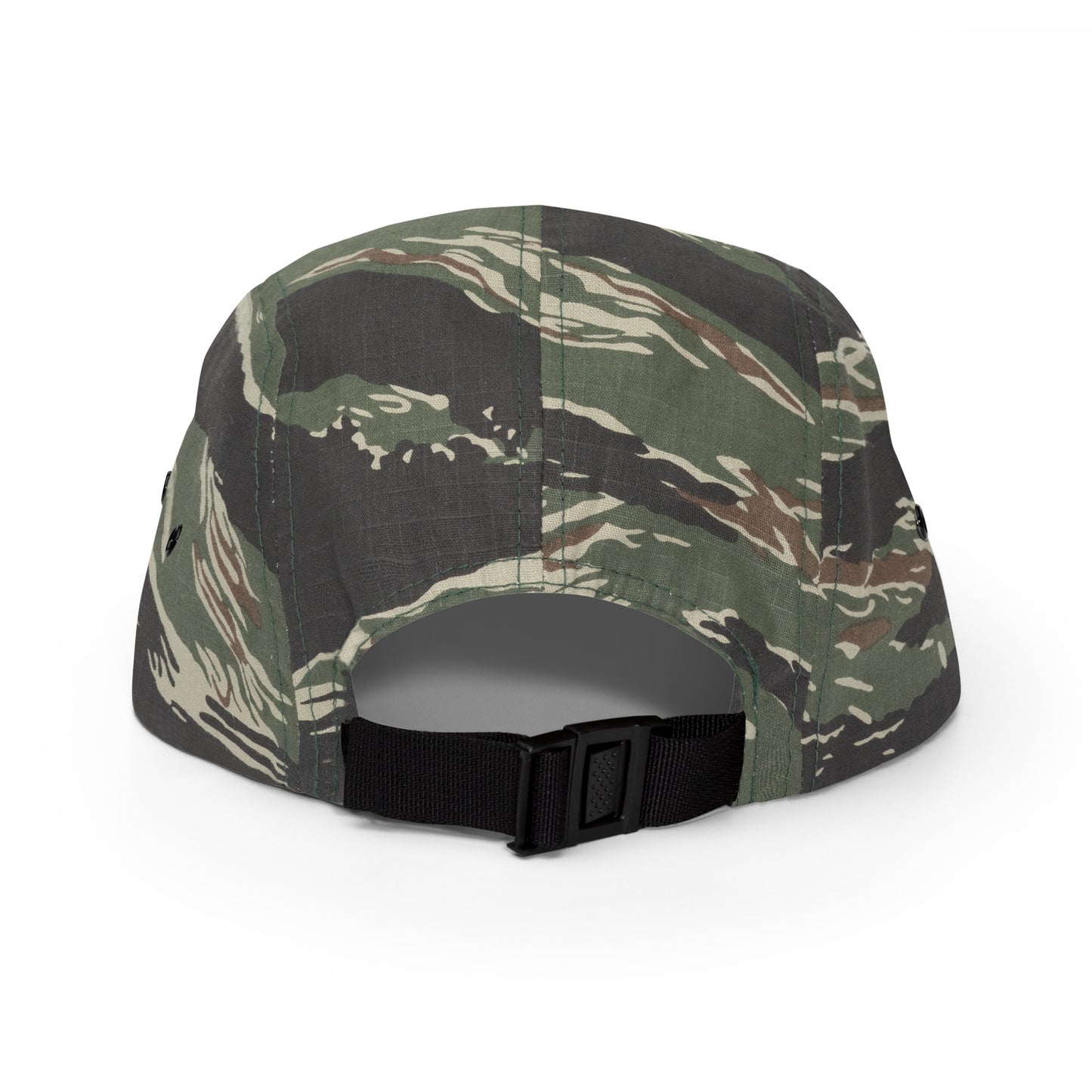 CapSol - black thread - Five Panel Cap