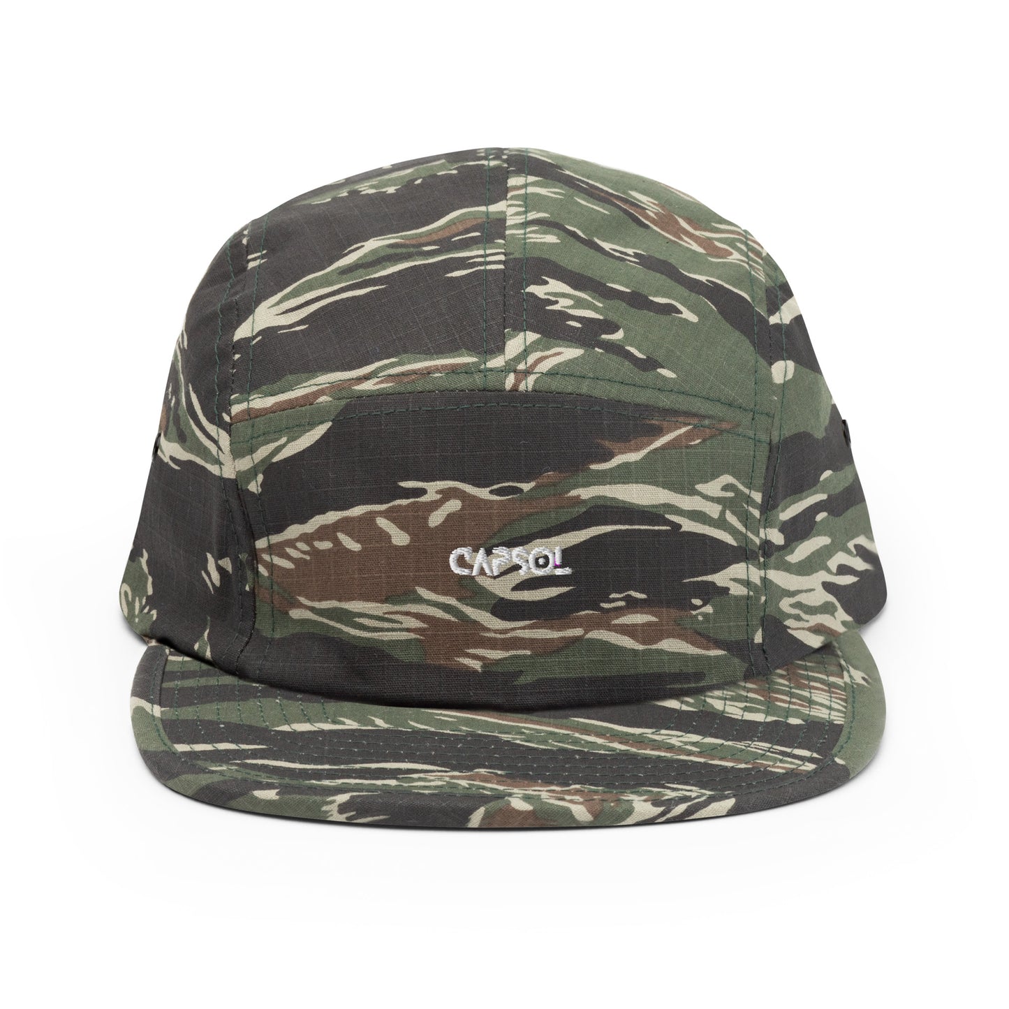 CapSol - white thread - Five Panel Cap