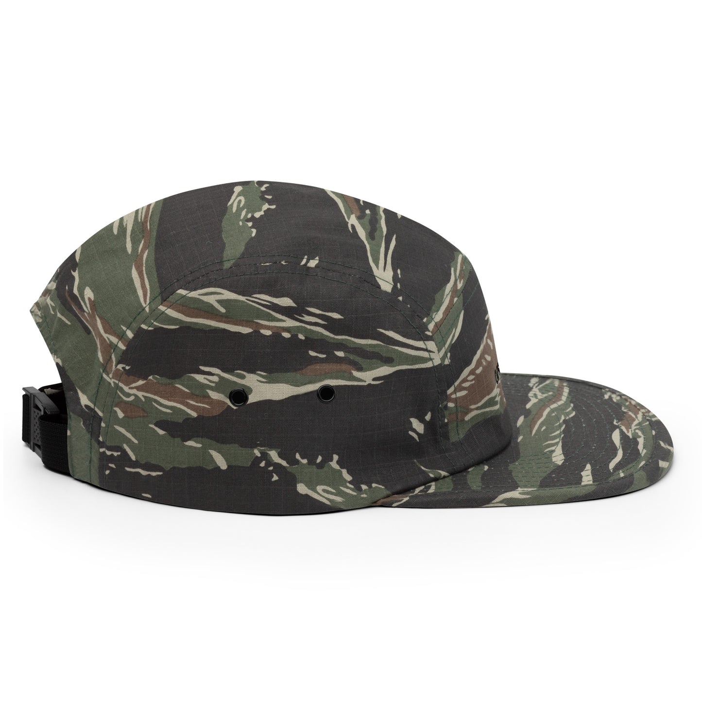 CapSol - black thread - Five Panel Cap