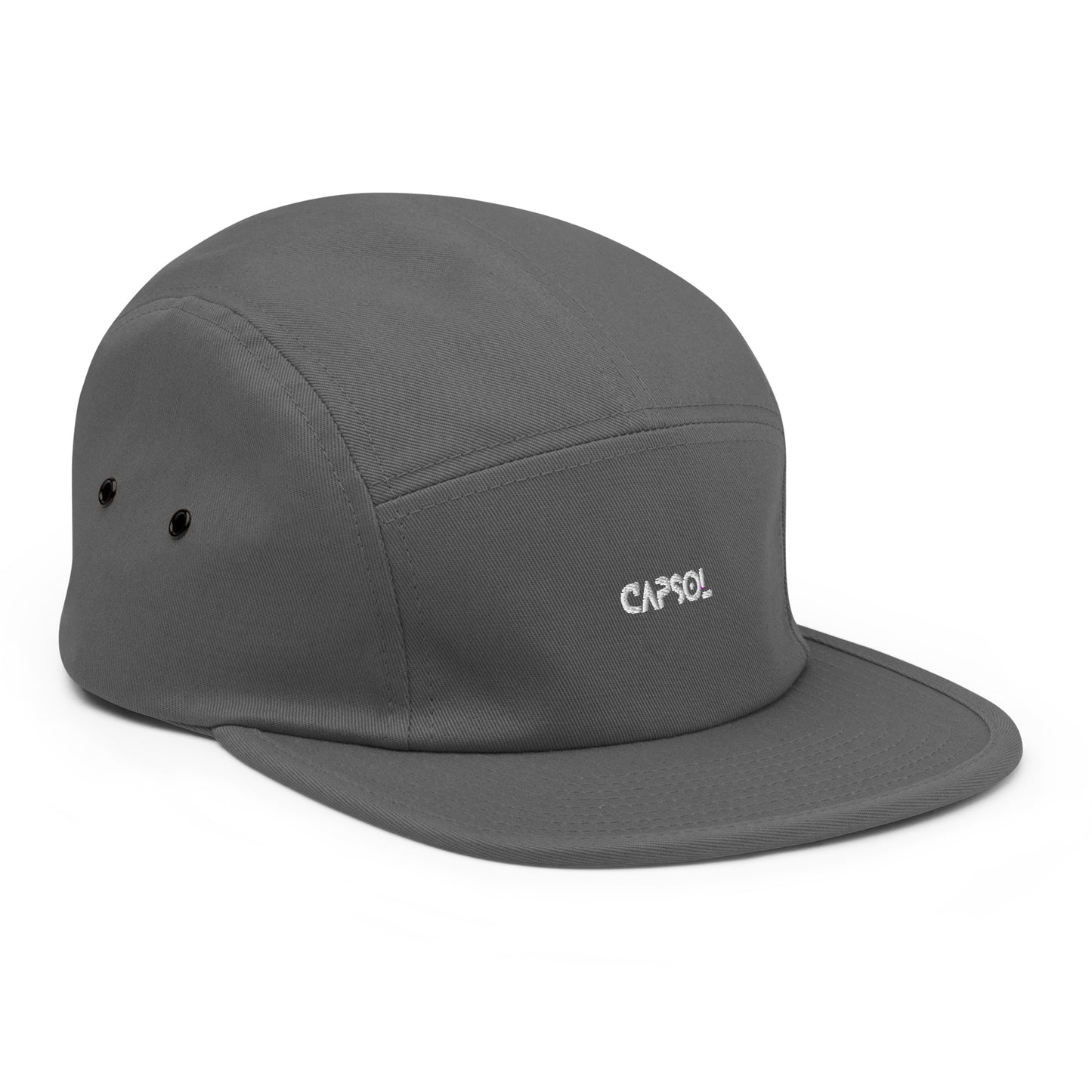 CapSol - white thread - Five Panel Cap