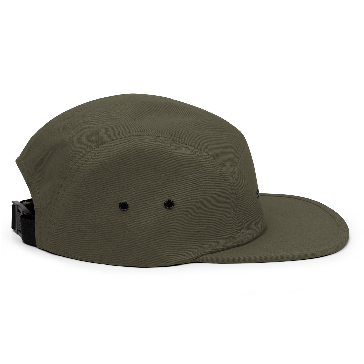 CapSol - black thread - Five Panel Cap