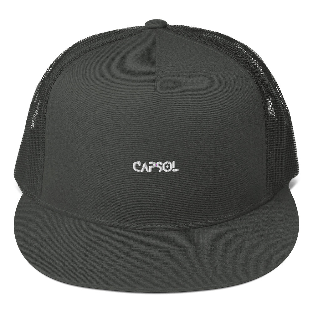 CapSol - white thread - Trucker Cap