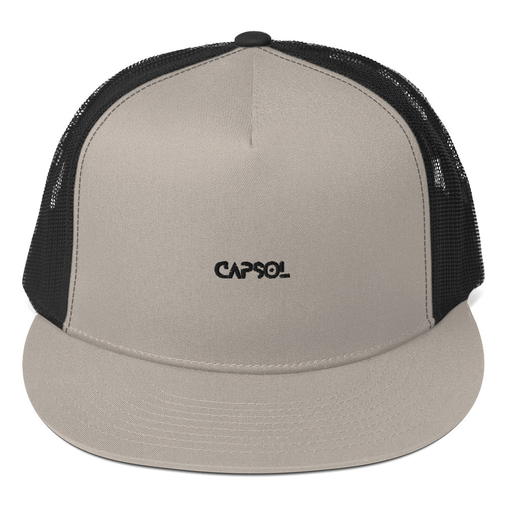 CapSol - black thread - Trucker cap - snapback