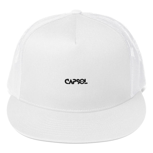 CapSol - black thread - Trucker cap - snapback