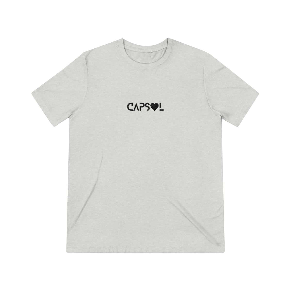 CapSol (front) - black text - VDAY - Unisex Triblend Tee