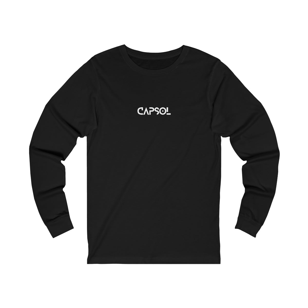 Stopwatch - white text - Jersey Long Sleeve Tee