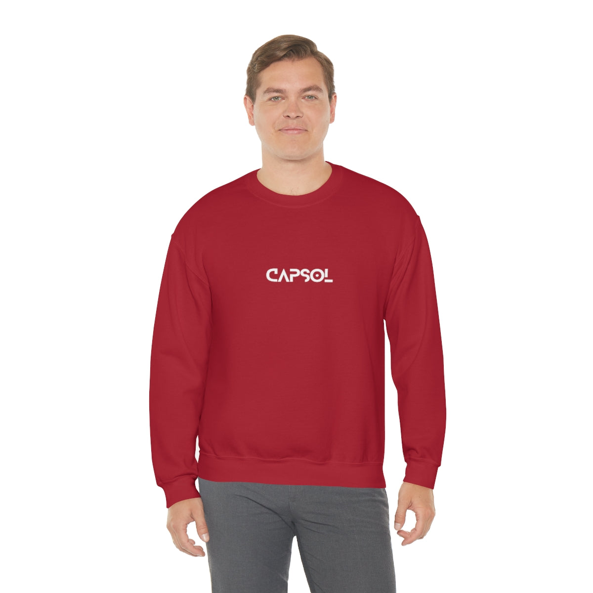 Stopwatch - white text - Crewneck Sweatshirt