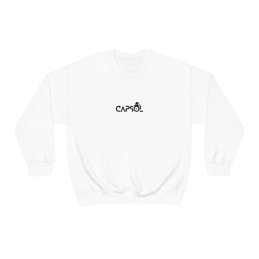 CapSol (front) - black text - XMAS - Unisex Heavy Blend™ Crewneck Sweatshirt