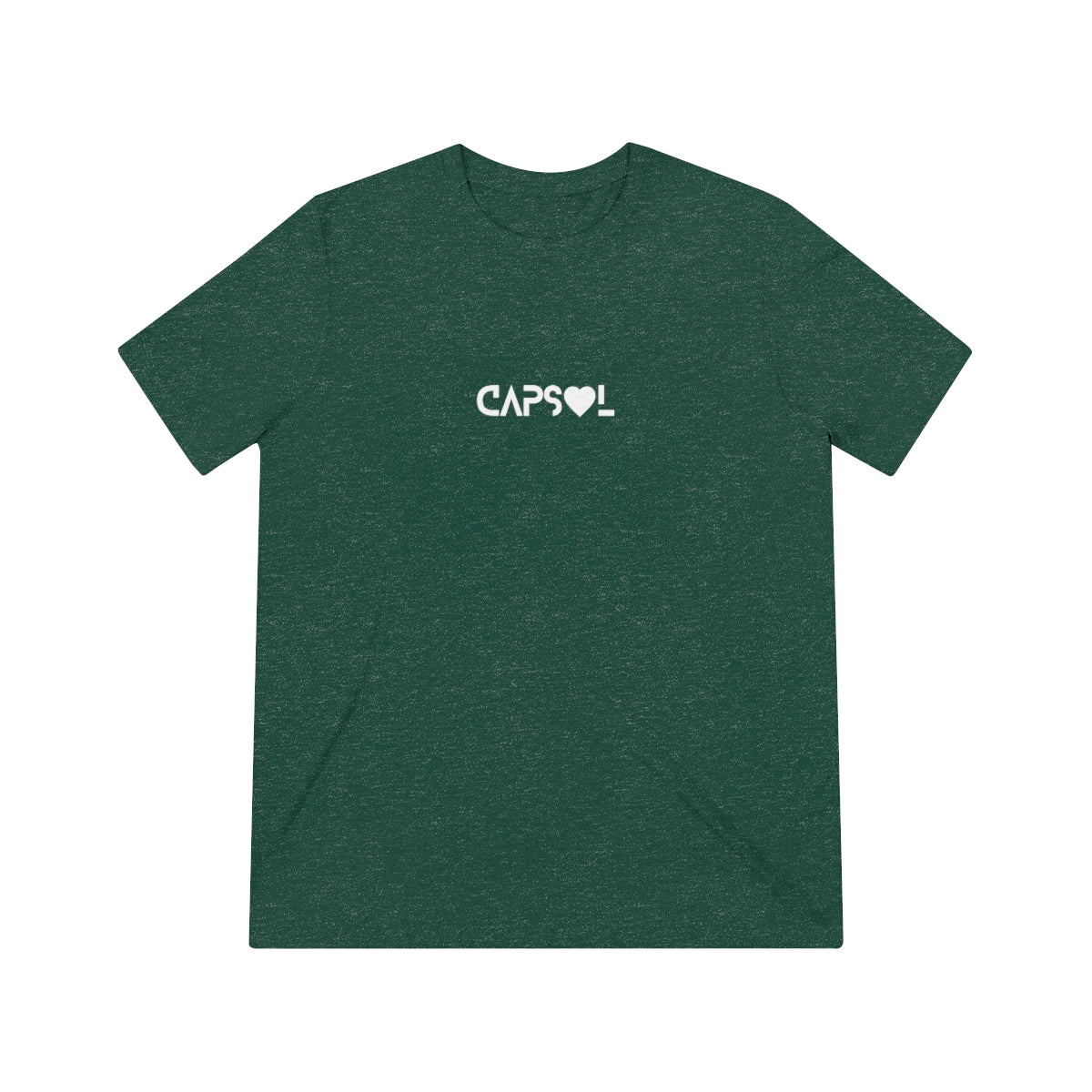 CapSol (front) - white text - VDAY - Unisex Triblend Tee