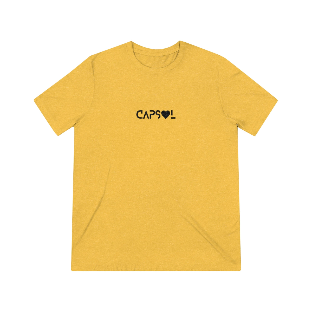 CapSol (front) - black text - VDAY - Unisex Triblend Tee