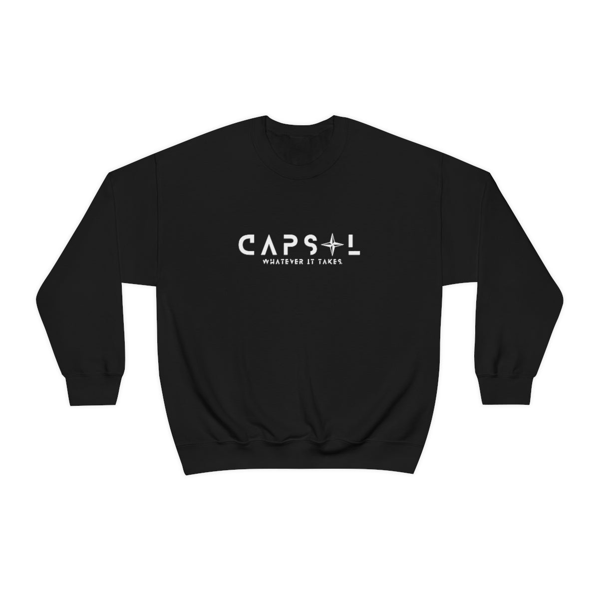 Star - white text - Crewneck Sweatshirt