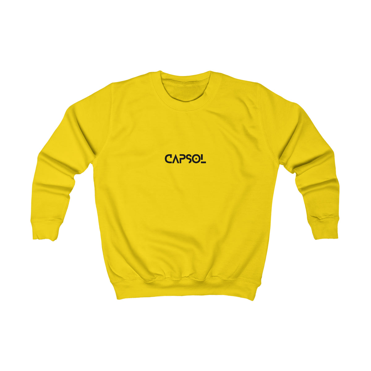 CapSol (front) - black text - Kids Sweatshirt
