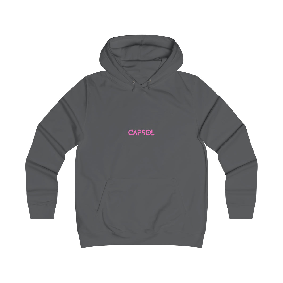 CapSol (front) - pink text - Hoodie