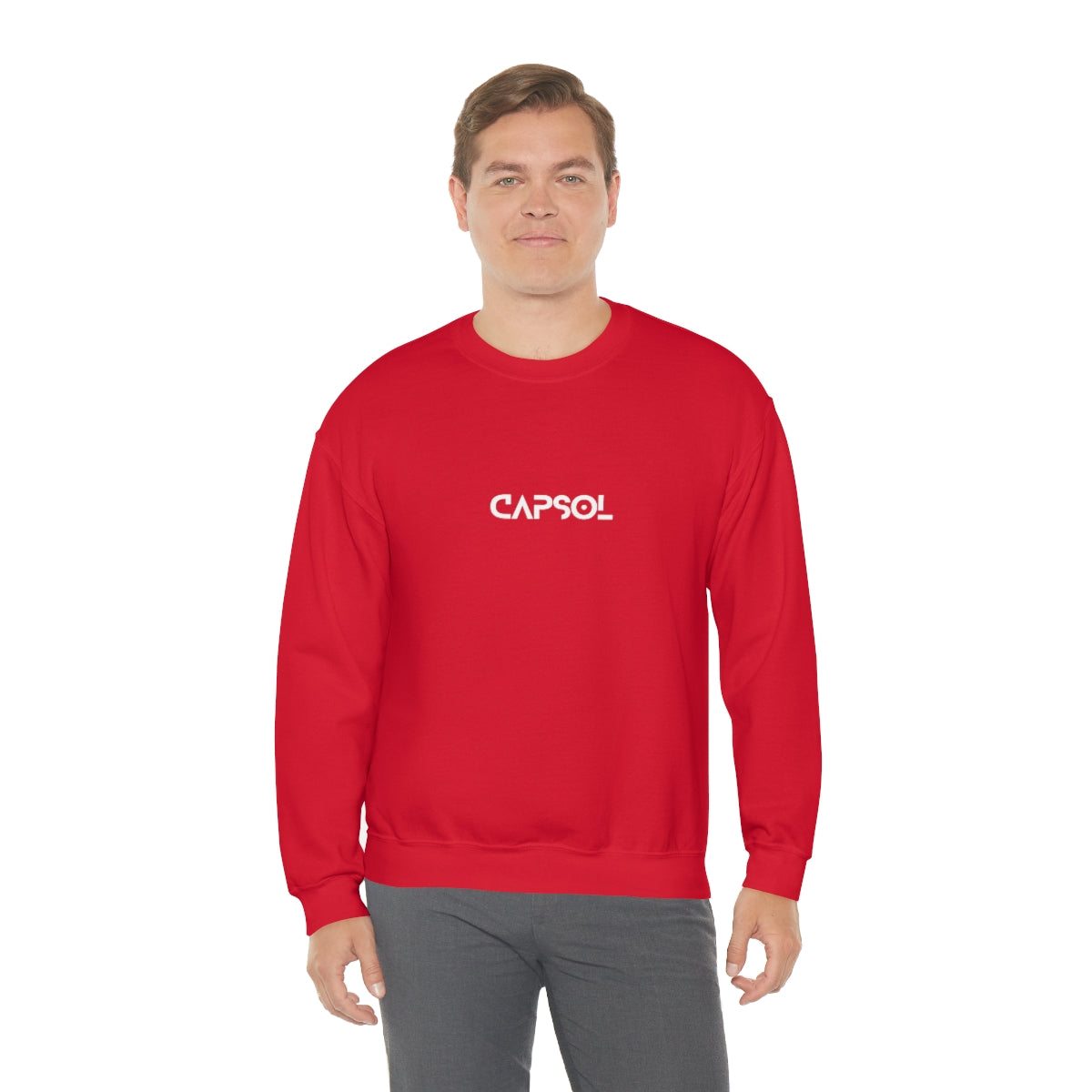 Stopwatch - white text - Crewneck Sweatshirt