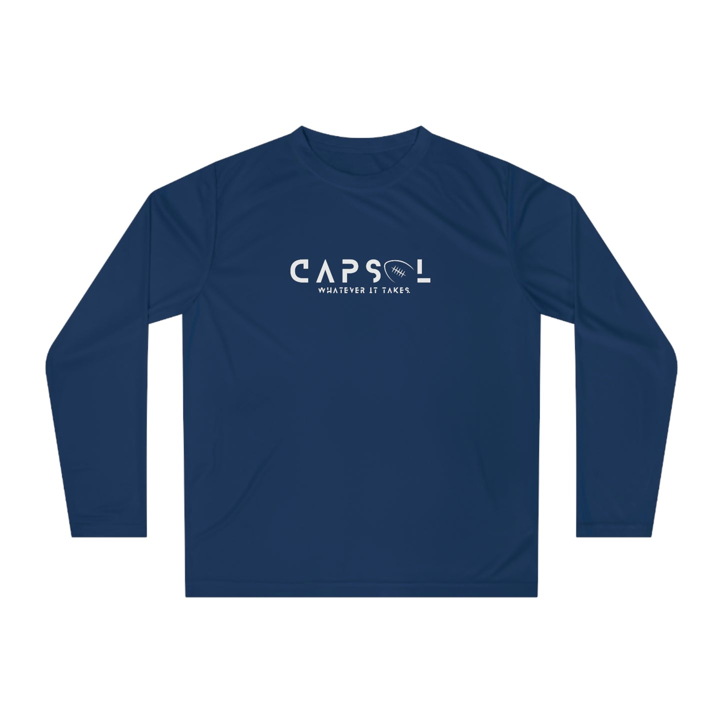 Football - white text - Performance Long Sleeve Shirt - basic