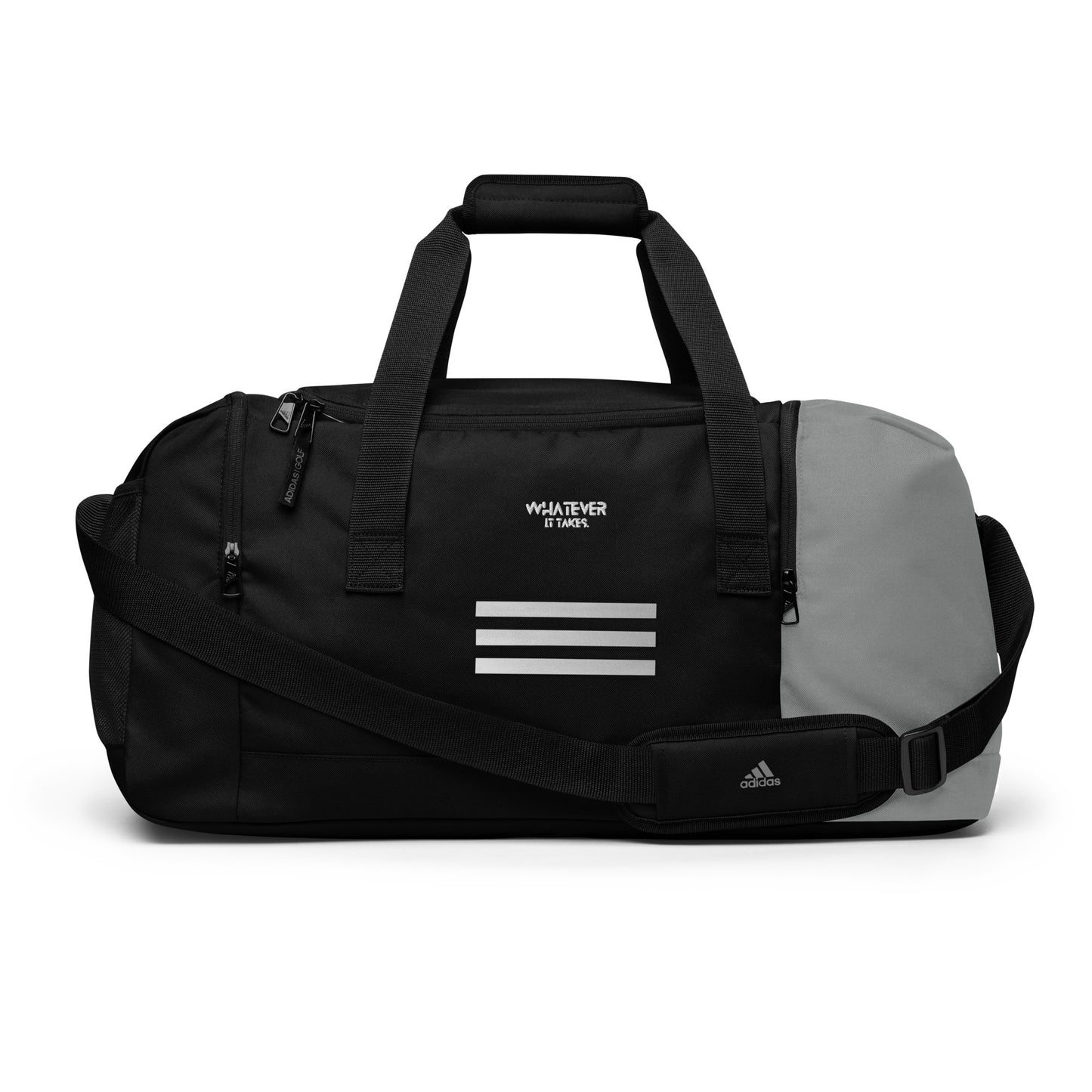 Whatever it takes - white thread - ADIDAS duffle bag