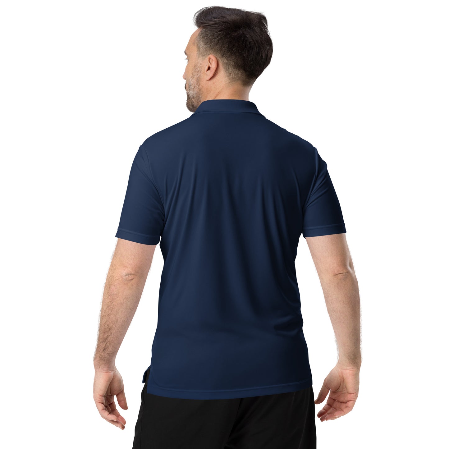 Whatever it takes (front) - black thread - ADIDAS performance polo shirt