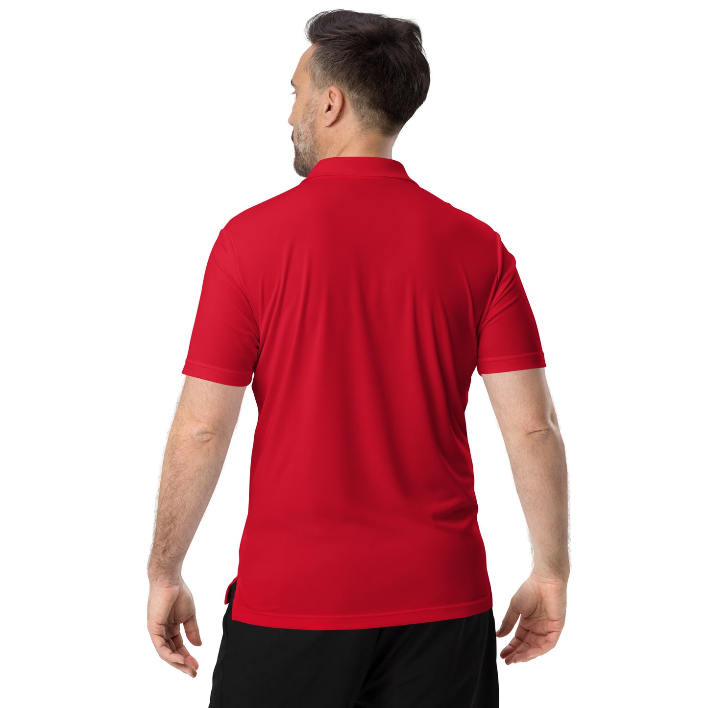 Whatever it takes (front) - black thread - ADIDAS performance polo shirt