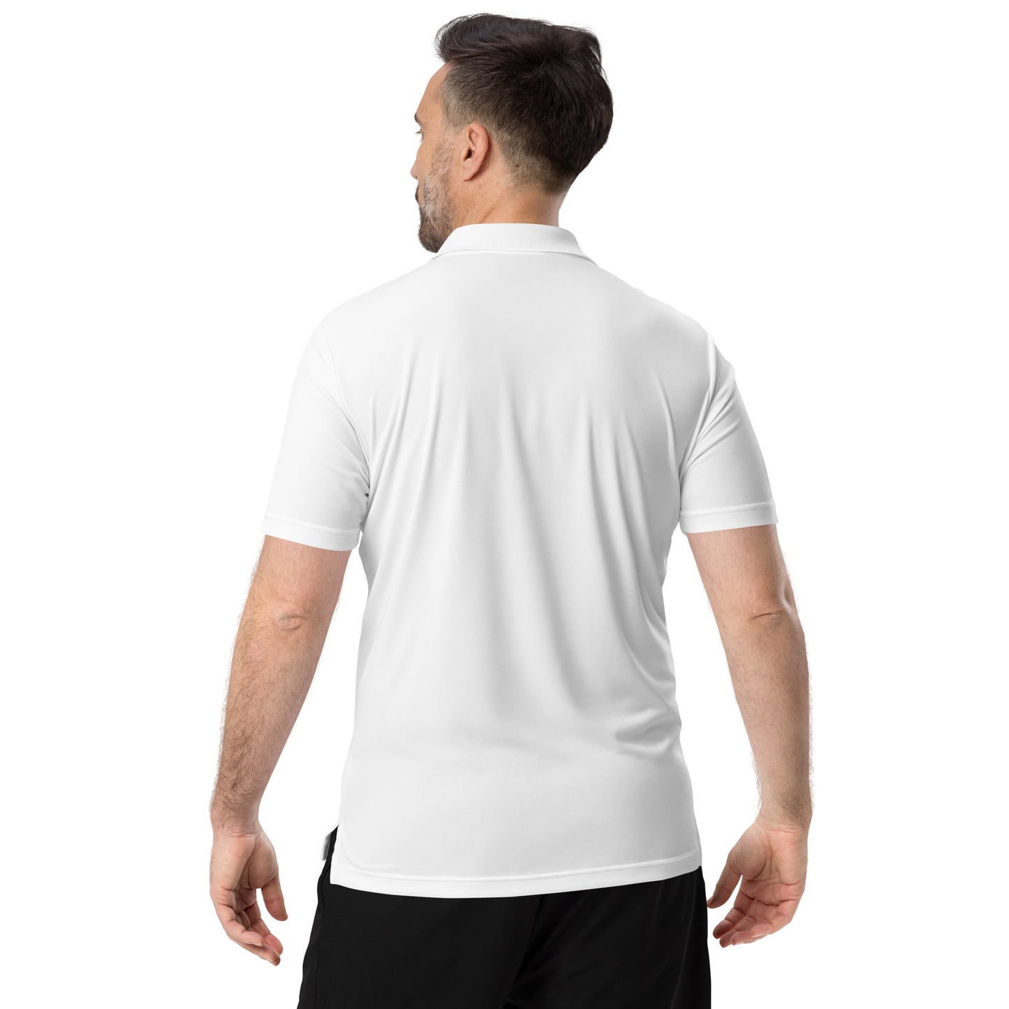 Whatever it takes (front) - black thread - ADIDAS performance polo shirt