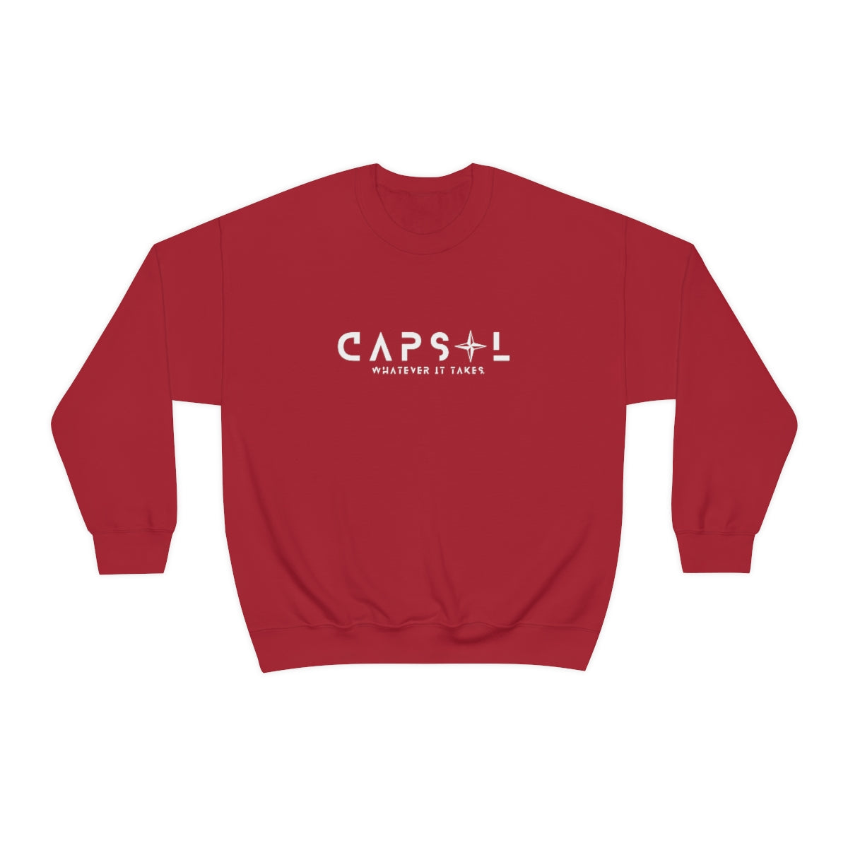 Star - white text - Crewneck Sweatshirt