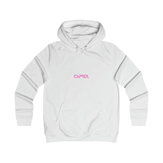 CapSol (front) - pink text - Hoodie