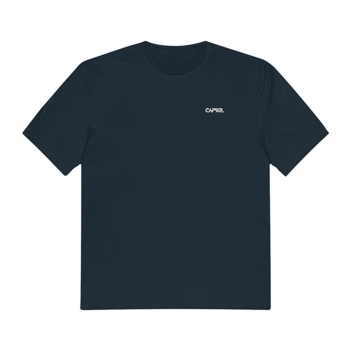 CapSol (front left) - white text - Perfect Weight® Tee